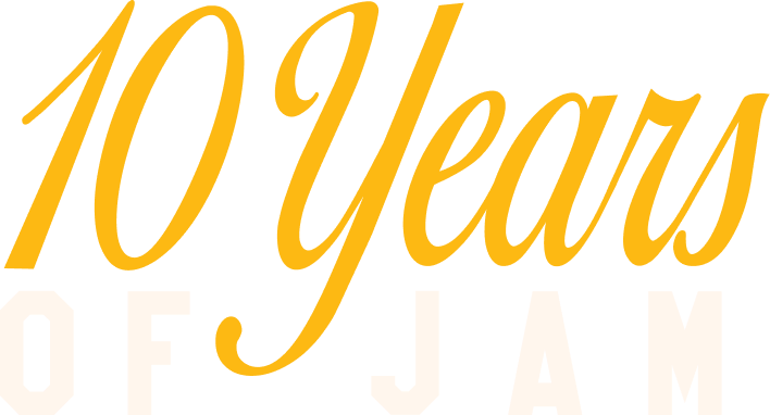 10 Years Of Jam Logo